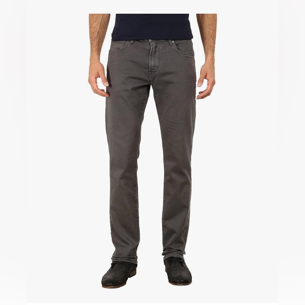 John Varvatos Men's Charcoal Bowery Slim Fit Straight Leg Jeans